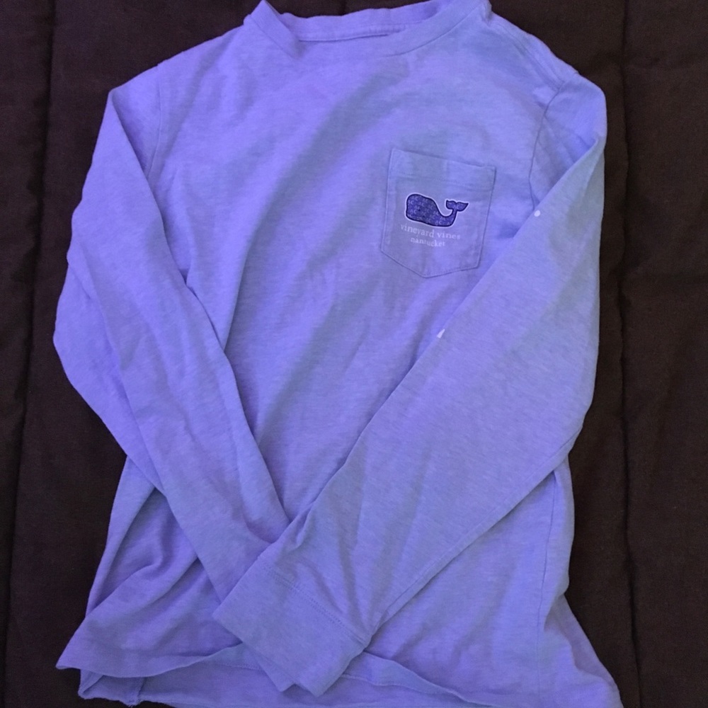 Kids Vineyard Vines Long Sleeve Shirt Size Small 8-10